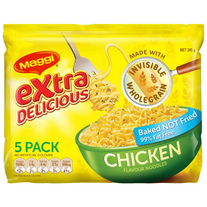 CHICKEN 2 MINTUE NOODLES 5 PACK 72GM CHICKEN 2 MINTUE NOODLES 5 PACK 72GM