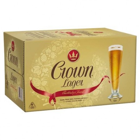 CROWN LARGER BEER 24X375ML