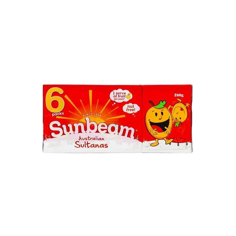 SULTANAS SNACK PACK 40GM SULTANAS SNACK PACK 40GM