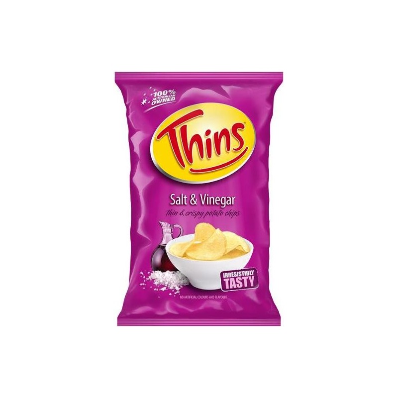 SALT and VINEGAR POTATO CHIPS 175GM SALT and VINEGAR POTATO CHIPS 175GM