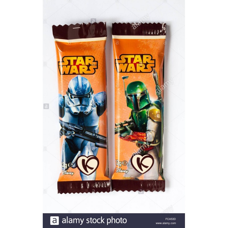 BARS 6PACKS STARWARS 72GM BARS 6PACKS STARWARS 72GM