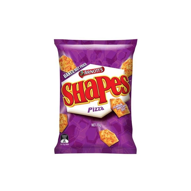 SHAPES SNACKS PIZZA 70GM SHAPES SNACKS PIZZA 70GM
