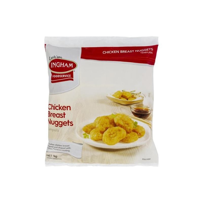 CHICKEN NUGGETS TEMPURA 1KG CHICKEN NUGGETS TEMPURA 1KG