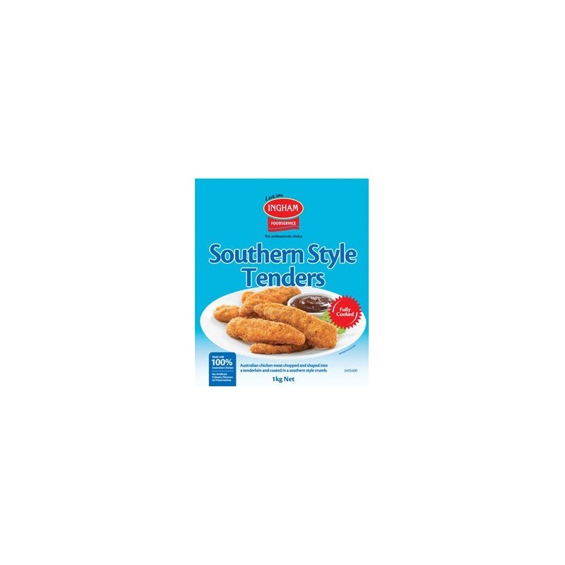 CHICKEN TENDERS SOUTHERN STYLE 1KG CHICKEN TENDERS SOUTHERN STYLE 1KG