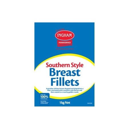 CHICKEN BREAST FILLETS SOUTHERN STYLE 1KG