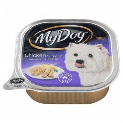 CHICKEN SUPREME and CHEESE DOG FOOD 100GM