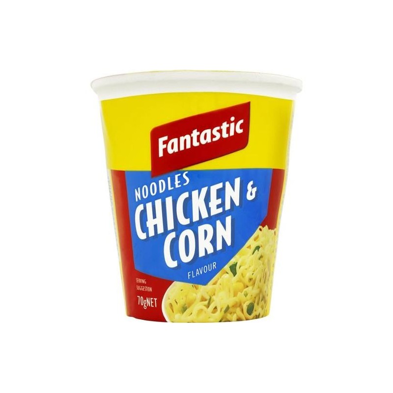 NOODLES CUP CHICKEN AND CORN 70GM NOODLES CUP CHICKEN AND CORN 70GM