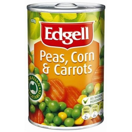 PEAS CORN AND CARROTS 420GM