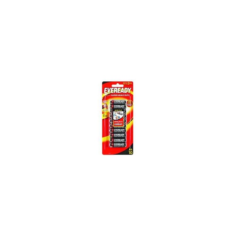 BLACK SUPER HEAVY DUTY AA BATTERY 10PK BLACK SUPER HEAVY DUTY AA BATTERY 10PK