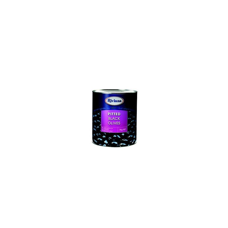 OLIVES BLACK PITTED 3KG A10 OLIVES BLACK PITTED 3KG A10