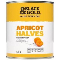APRICOT HALVES IN SYRUP 825GM