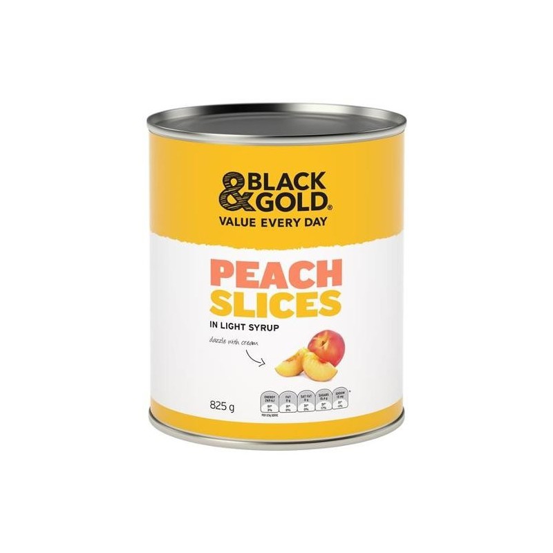 PEACH SLICES IN LIGHT SYRUP 825GM PEACH SLICES IN LIGHT SYRUP 825GM