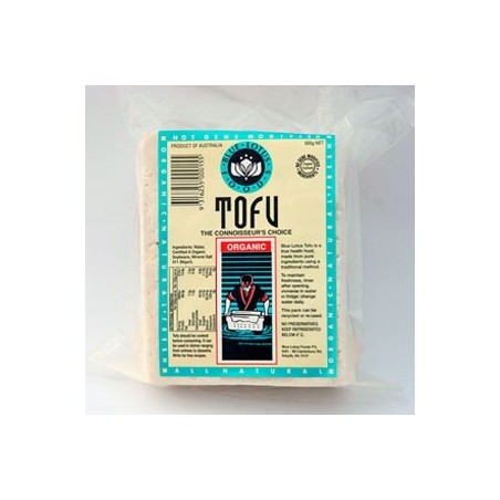 BLUE ORGANIC FRESH TOFU 500GM