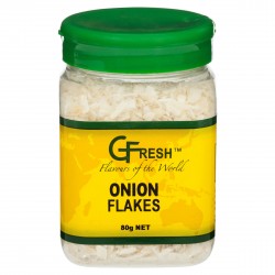 GFRESH ONION FLAKES       80GM