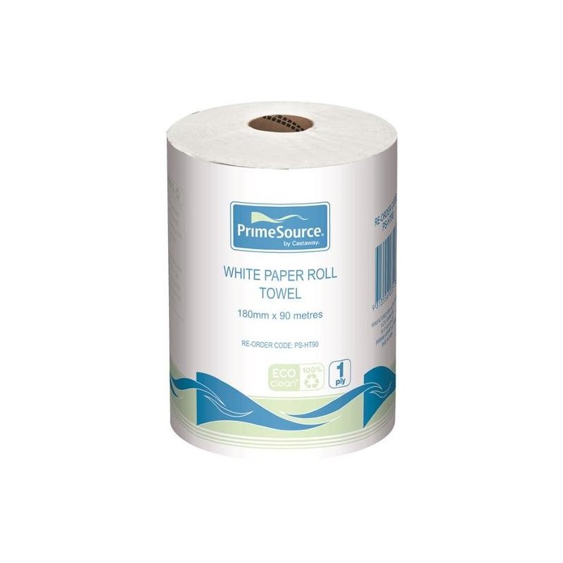 WHITE PAPER HAND TOWEL ROLL 18CM WHITE PAPER HAND TOWEL ROLL 18CM