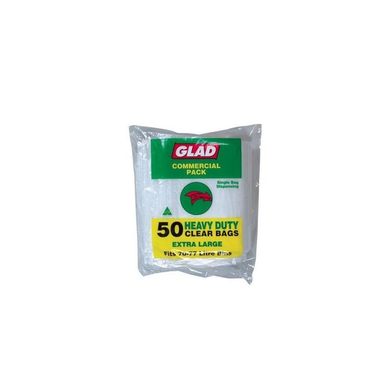 HEAVY DUTY GARBAGE BAG CLEAR 50S HEAVY DUTY GARBAGE BAG CLEAR 50S