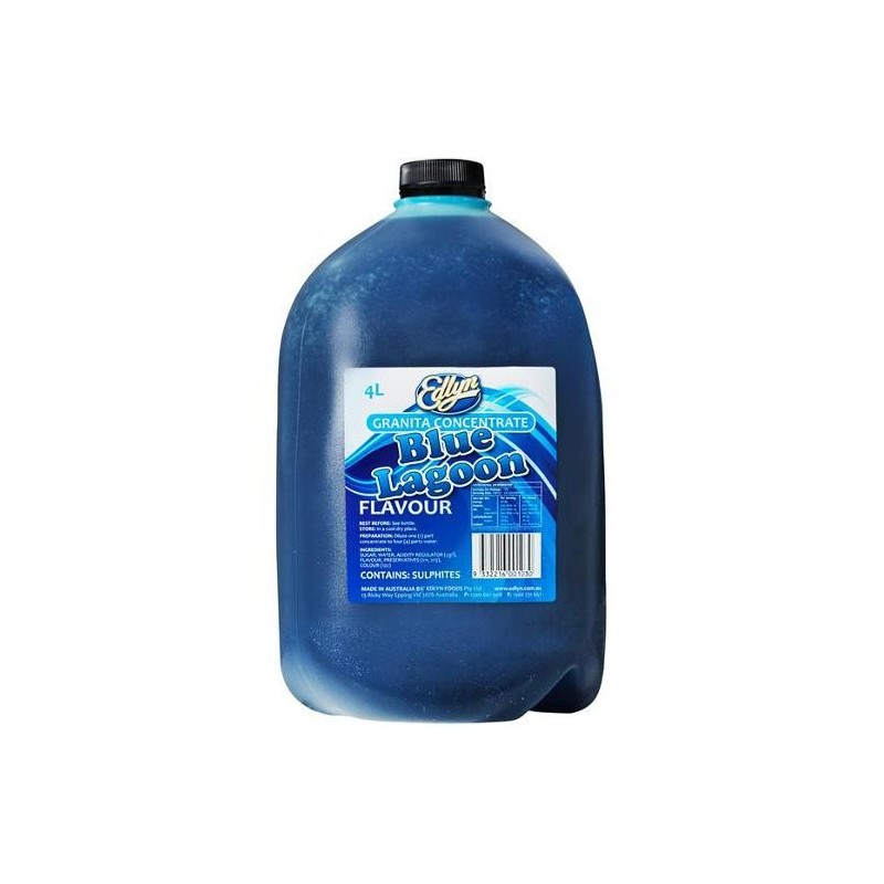 BLUE LAGOON GRANITA MIX 4L BLUE LAGOON GRANITA MIX 4L