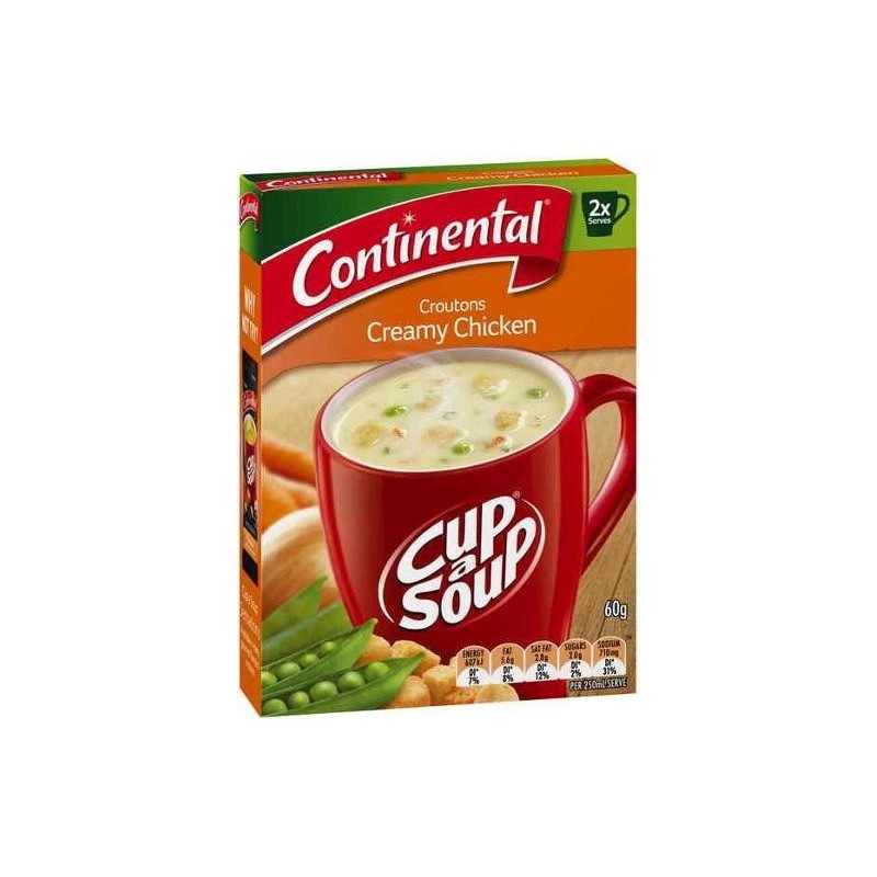 CROUTONS CREAMY CHICKEN CUP-A-SOUP 2 SERVES... CROUTONS CREAMY CHICKEN CUP-A-SOUP 2 SERVES...