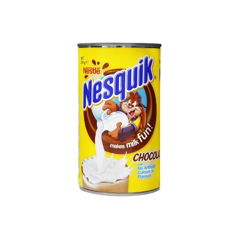 NESQUIK CHOCOLATE TIN 250GM NESQUIK CHOCOLATE TIN 250GM