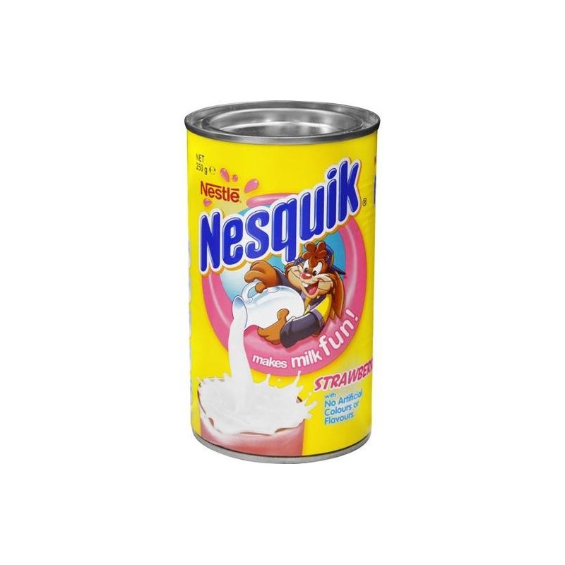 NESQUIK STRAWBERRY TIN 250GM NESQUIK STRAWBERRY TIN 250GM