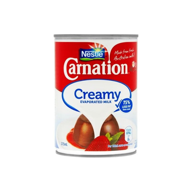 EVAPORATED MILK FULL CREAM 375ML EVAPORATED MILK FULL CREAM 375ML