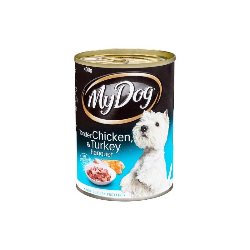 TENDER CHICKEN and TURKEY DOG FOOD 400G TENDER CHICKEN and TURKEY DOG FOOD 400G