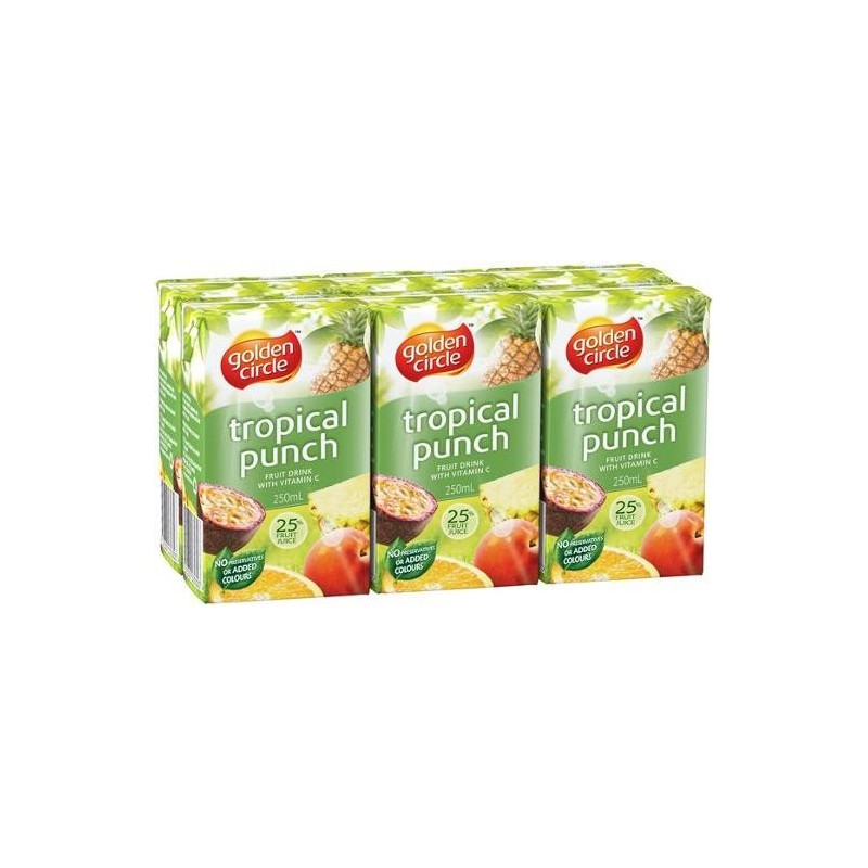 TROPICAL PUNCH JUICE 6 PACK 250ML TROPICAL PUNCH JUICE 6 PACK 250ML