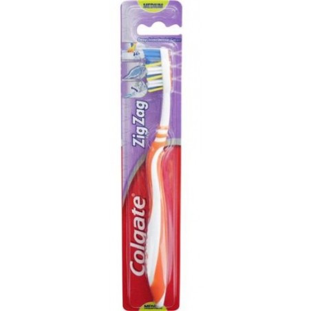 COLGATE TOOTHBRUSH ZIGZAG ADULT MED SINGLE