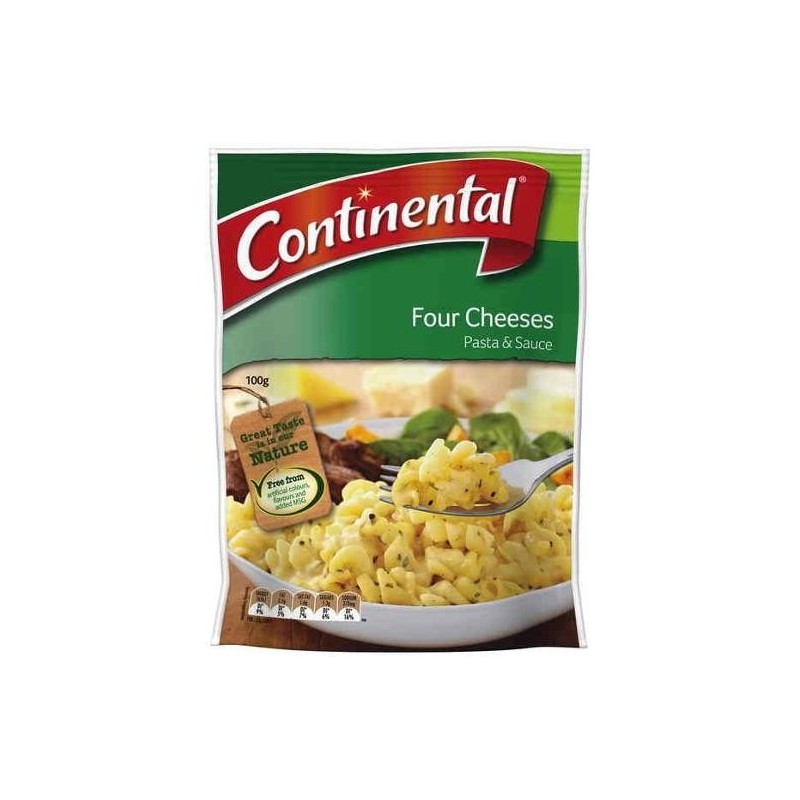 FOUR CHEESES PASTA and SAUCE 100GM FOUR CHEESES PASTA and SAUCE 100GM