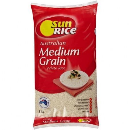 WHITE MEDIUM GRAIN RICE 5KG
