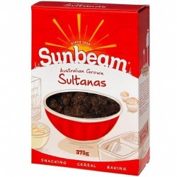 SULTANAS BOXED 375GM