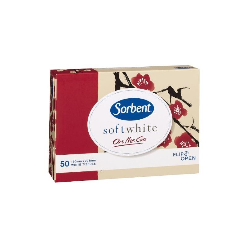 ON THE GO WHITE TRAVEL FACIAL TISSUES 50EA ON THE GO WHITE TRAVEL FACIAL TISSUES 50EA