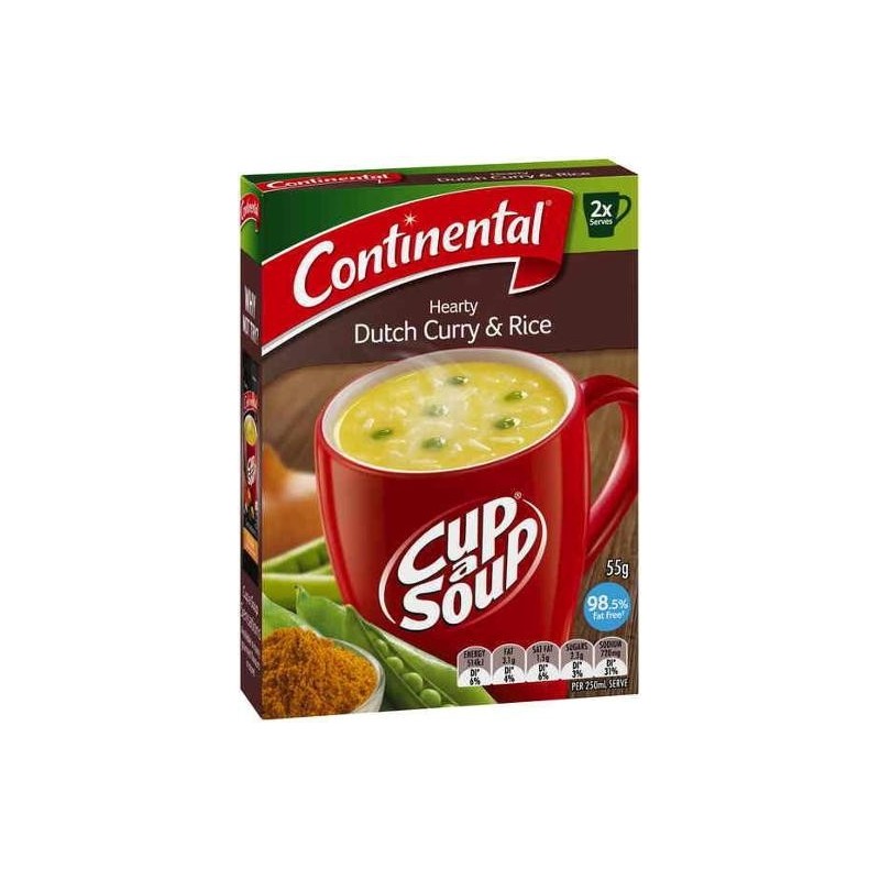 HEARTY DUTCH CURRY CUP-A-SOUP 2 SERVES 2PK HEARTY DUTCH CURRY CUP-A-SOUP 2 SERVES 2PK