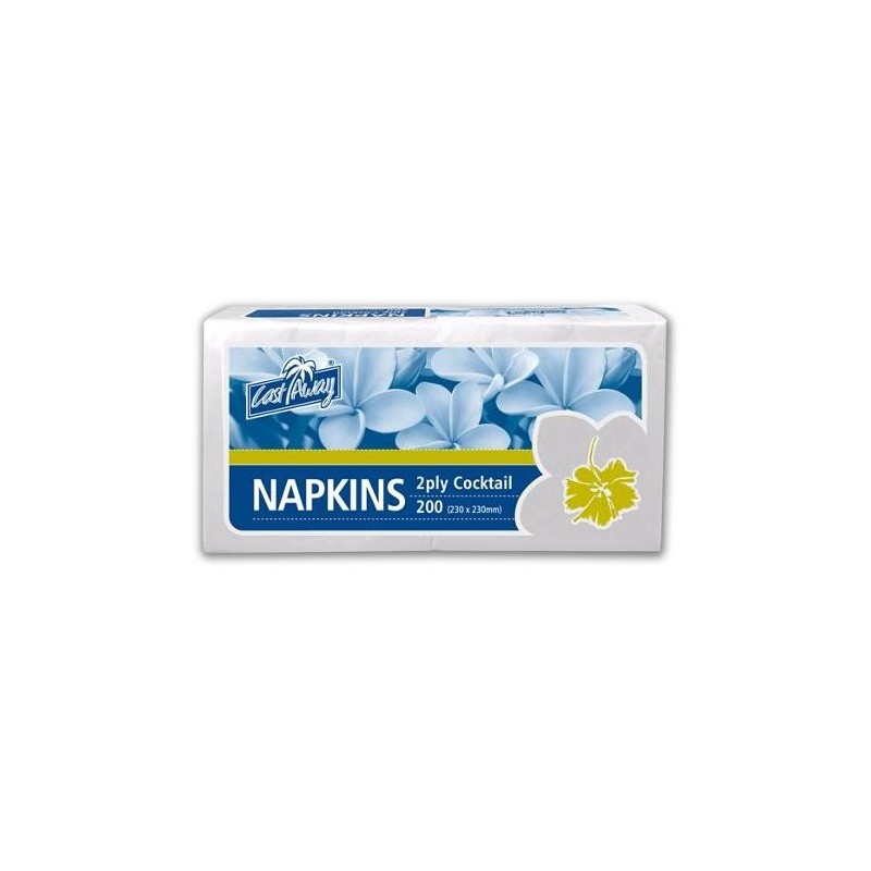 NAPKIN 2PLY COCKTAIL WHITE 200S NAPKIN 2PLY COCKTAIL WHITE 200S